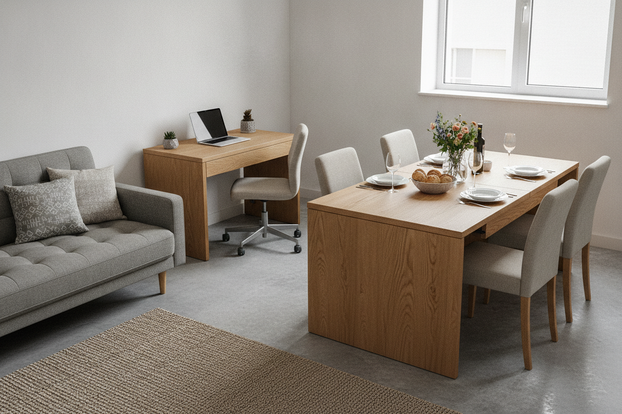 Can a Desk Convert to Dining Table Without Looking Awkward?