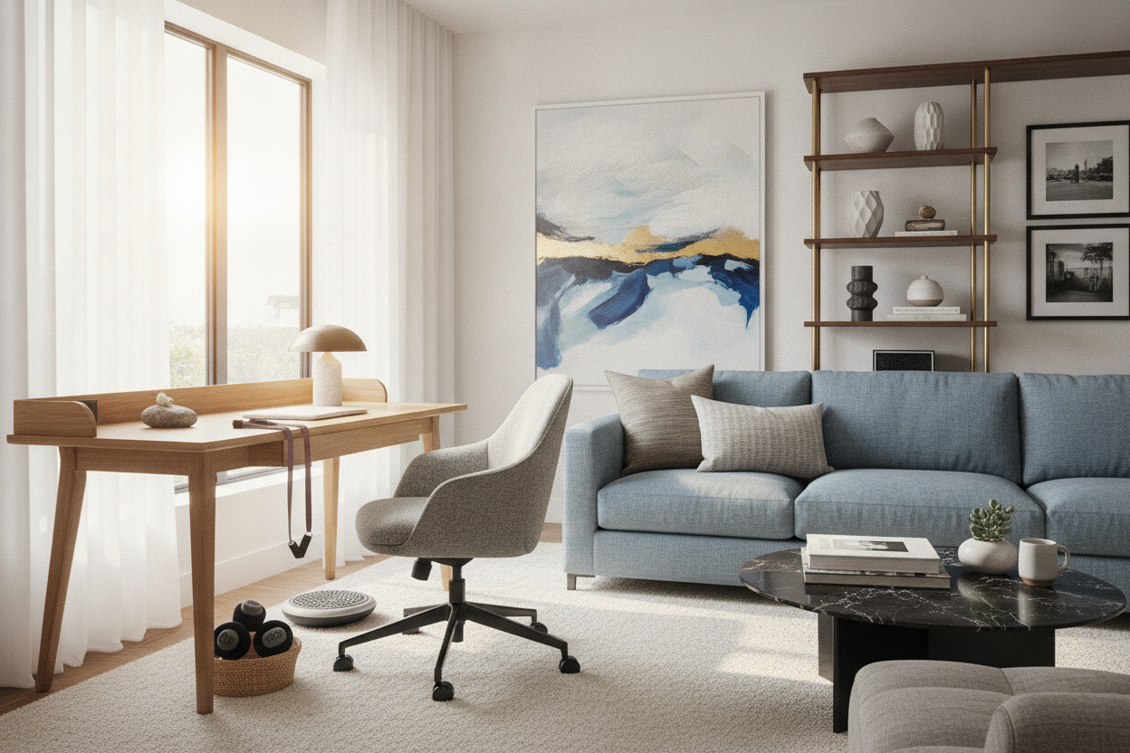 Discreet Desk Exercises: Workspace Clearance, Seated Mobility, and Layout Planning Guide