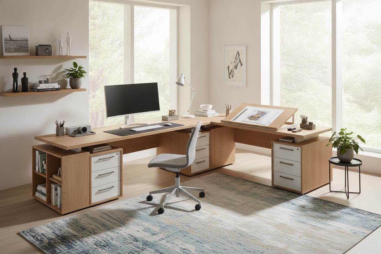 Desks for Left Handers Guide: Reversible Storage, Corner Layouts, and Workspace Zoning