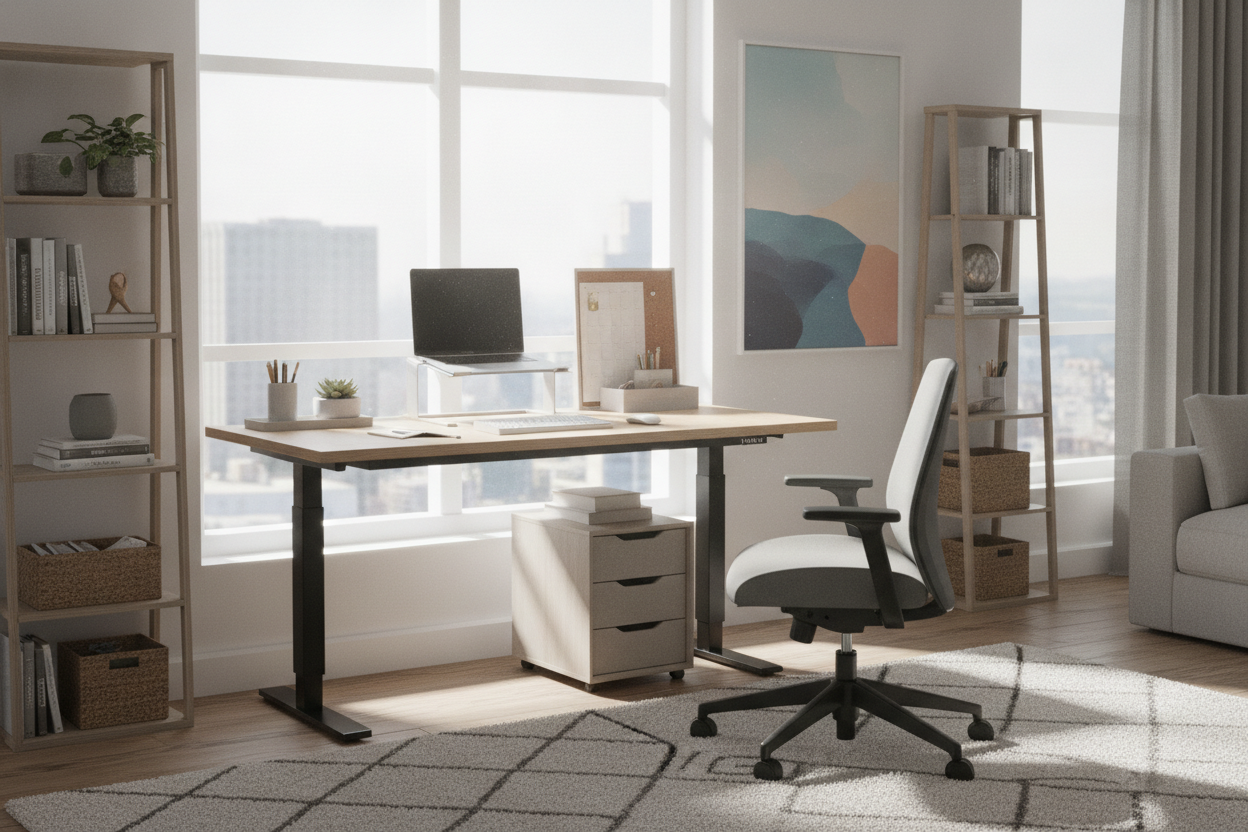 The 40 Inch Sit Stand Desk Guide: Spatial Fit, Surface Zoning, and Storage Planning