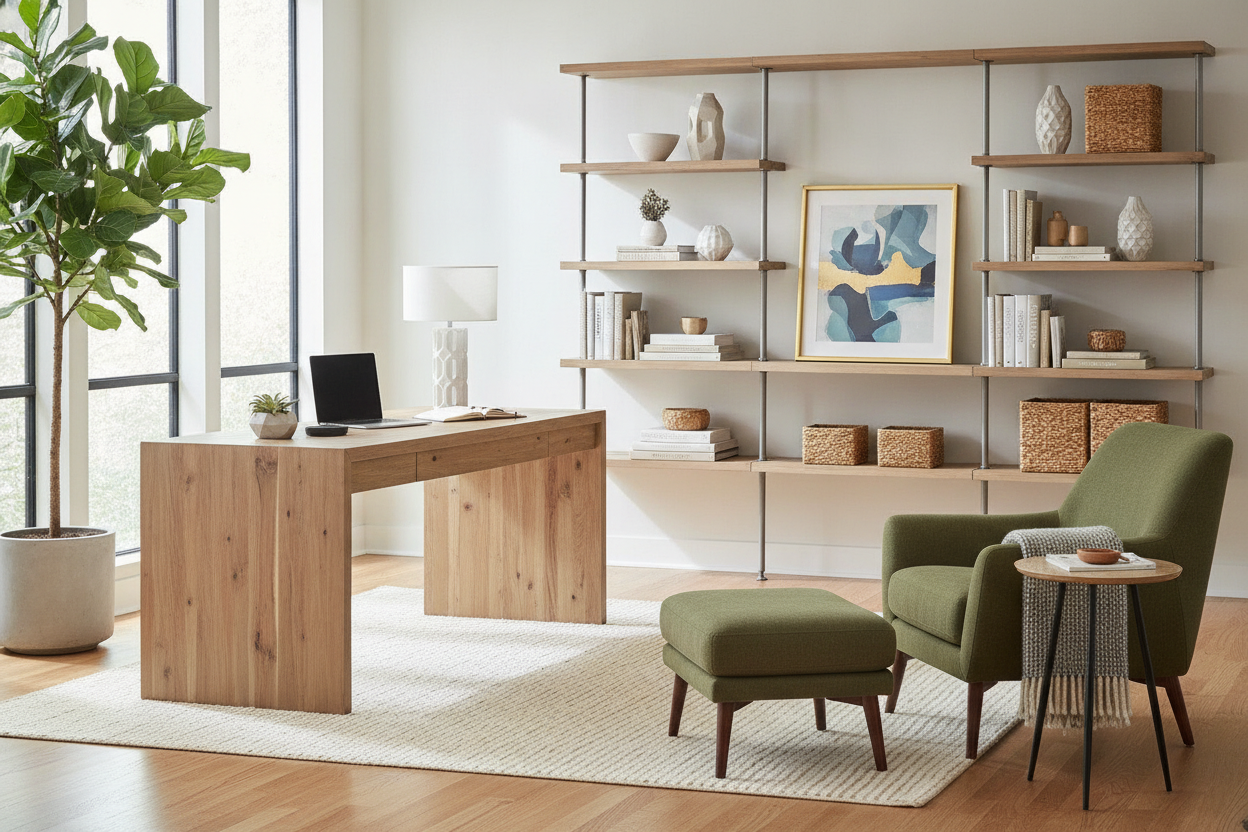 The 54-Inch Desk Guide: Mid-Size Sizing, 5-Foot Layouts, and Storage Planning