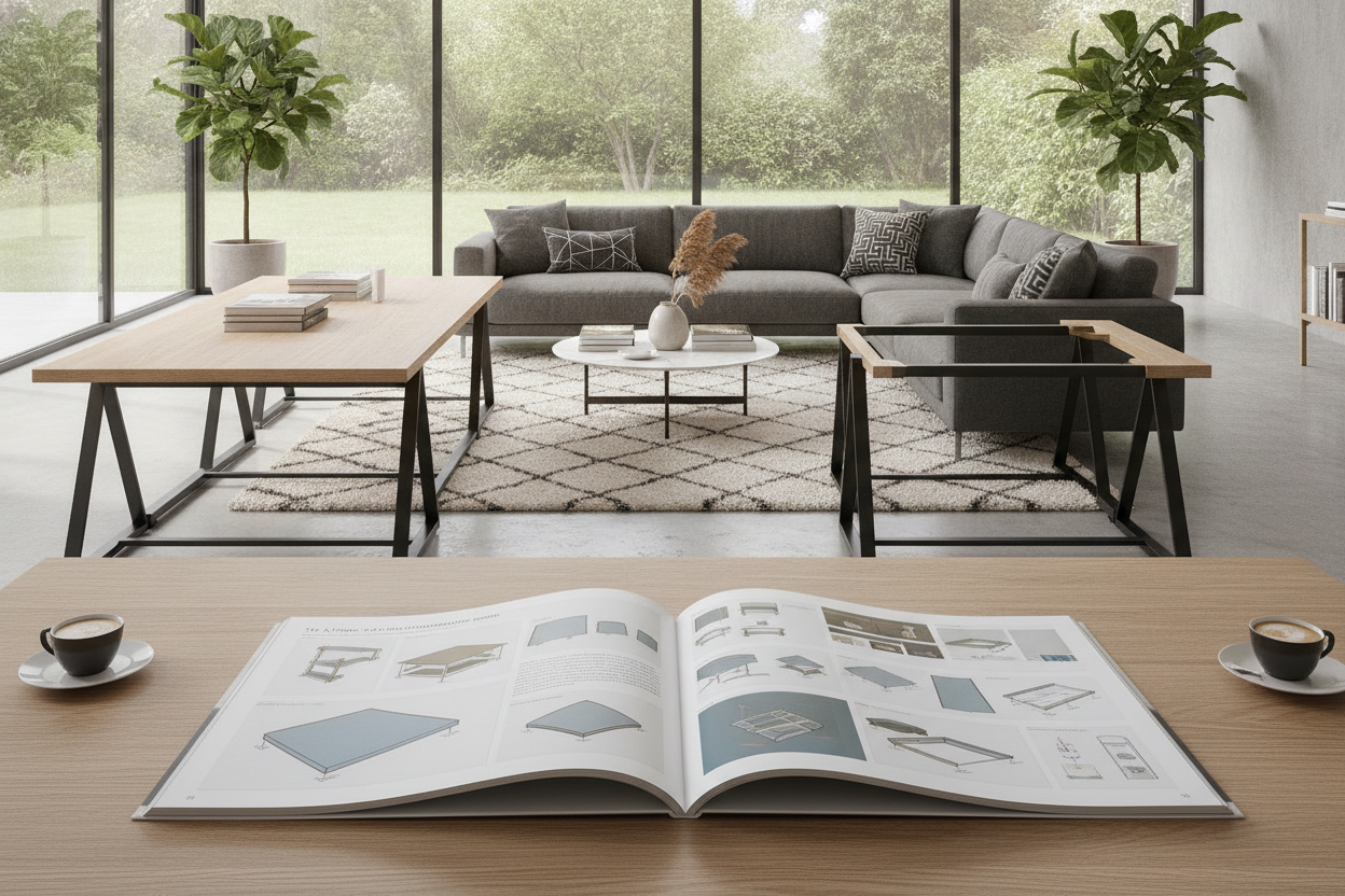 The A-Frame and Modular Desk Underframe Planning Guide: Structural Architecture, Tabletop Pairing, and Ergonomic Layouts
