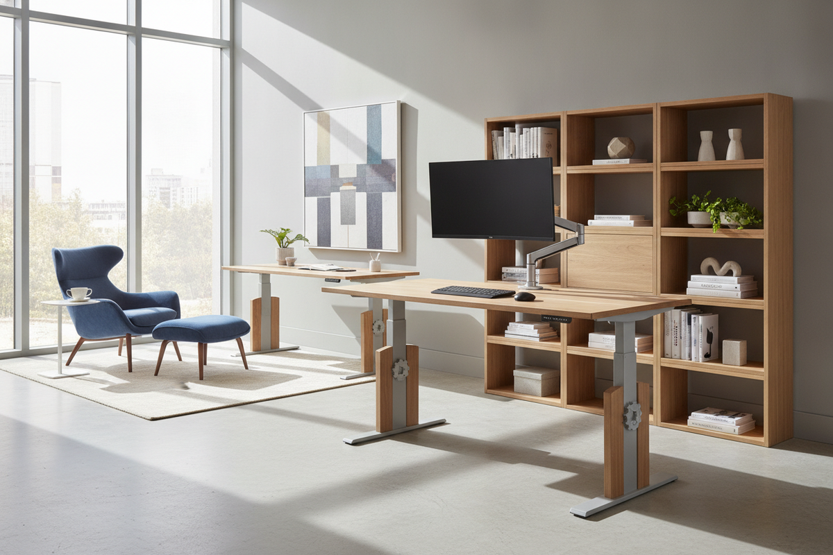 The Adjustable Standing Workstation Planning Guide: Sizing Tiers, Vertical Travel Mechanics, and Modular Storage Layouts