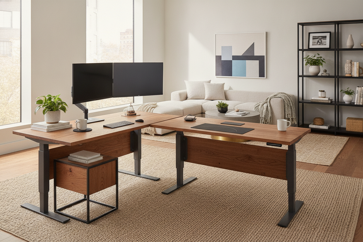 The Commercial Standing Desk Strategic Blueprint: Frame Geometry, Spatial Footprint Tiers, Heavy-Duty Materials, and Workspace Integration