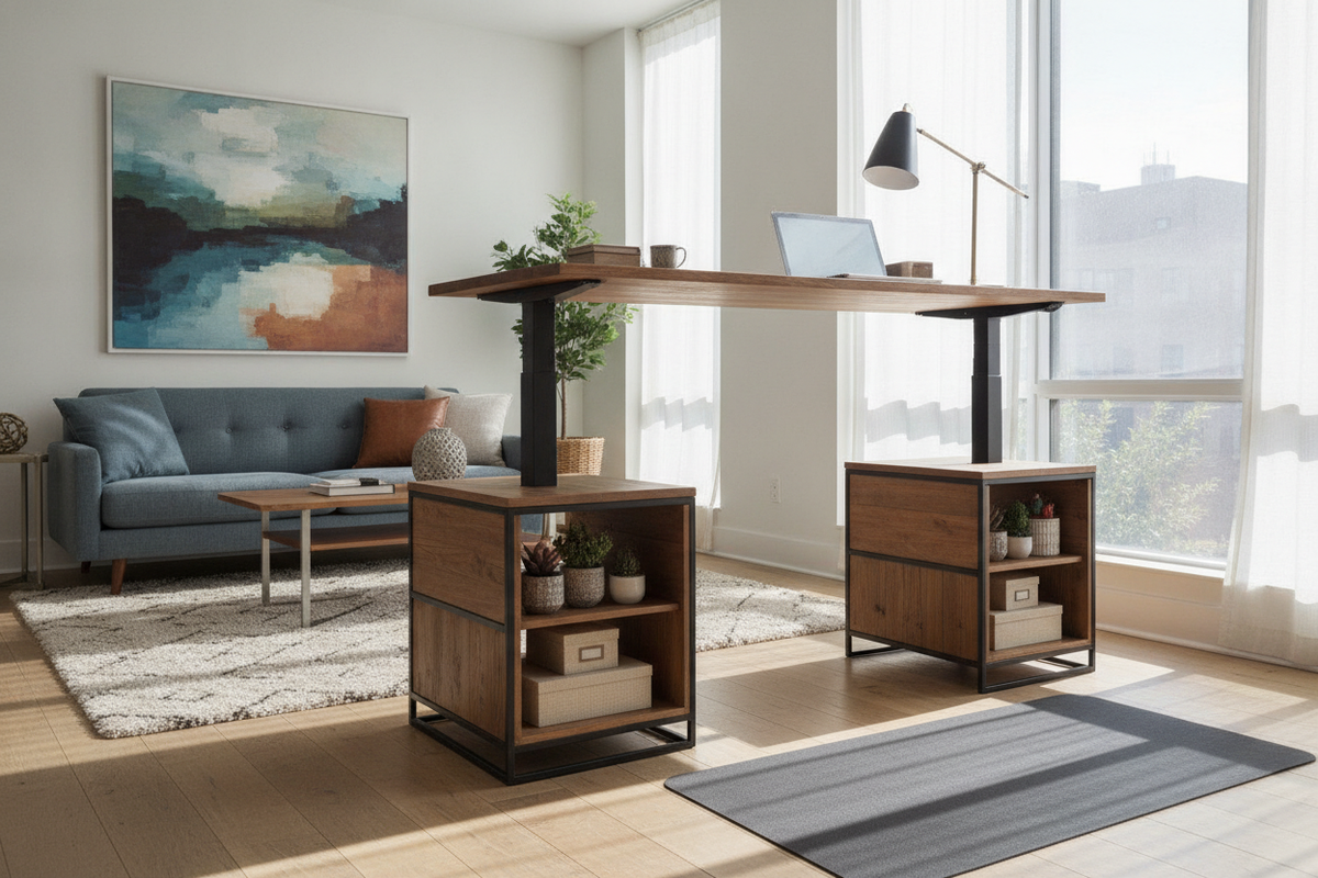 The Strategic Blueprint to Make Desk a Standing Desk: Retrofit Methods, Storage Preservation, and Room Synergy