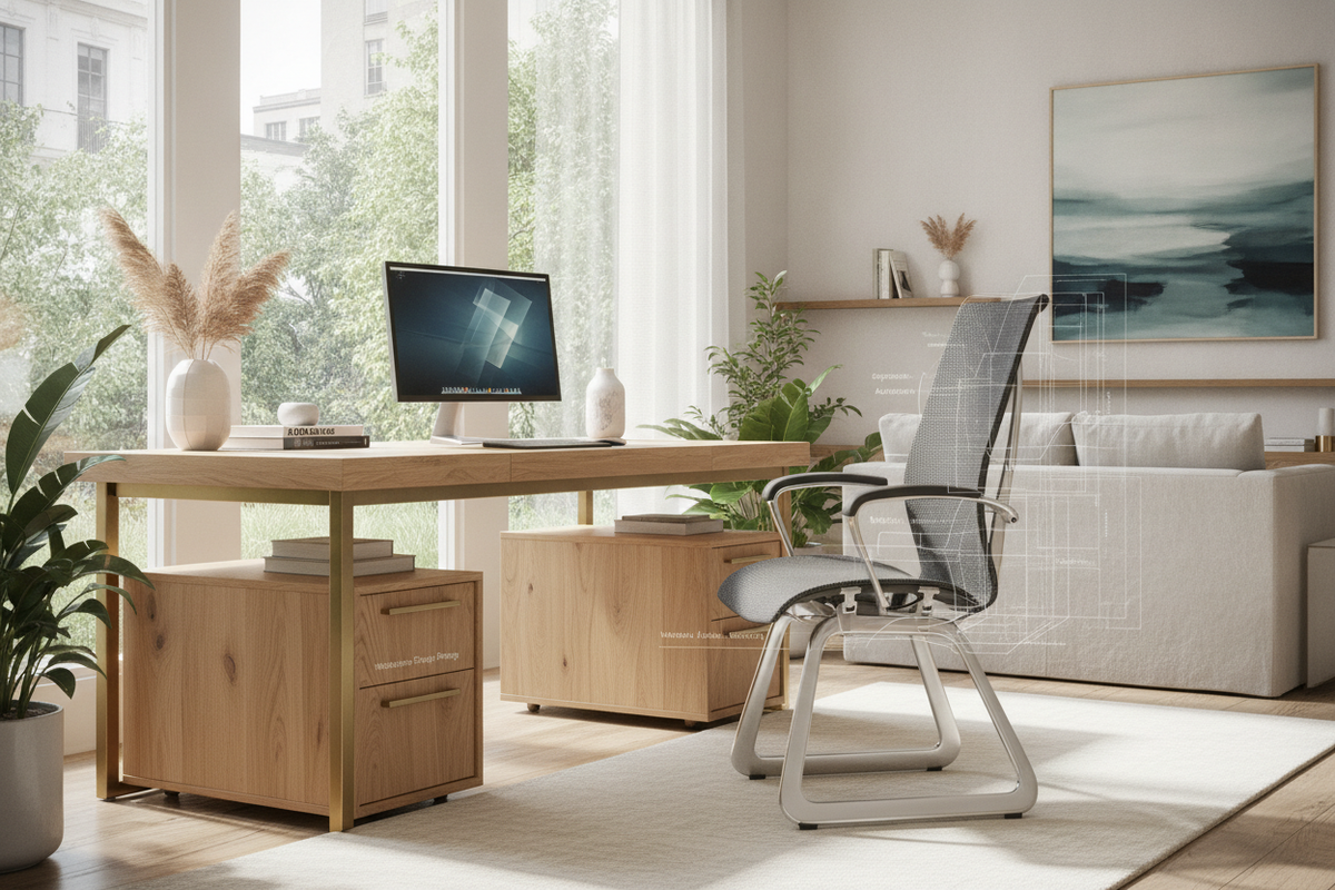 Desk Chair for Home Office Blueprint: Ergonomic Archetypes, Spatial Geometry, Material Selection, and Workstation Storage Pairing
