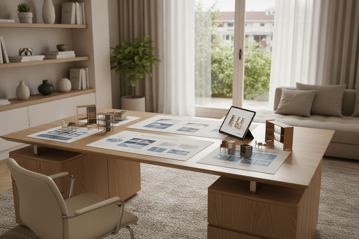 Desk on Amazon Buying Blueprint: Sizing Categories, Structural Materials, Flat-Pack Assembly, and Storage Layouts