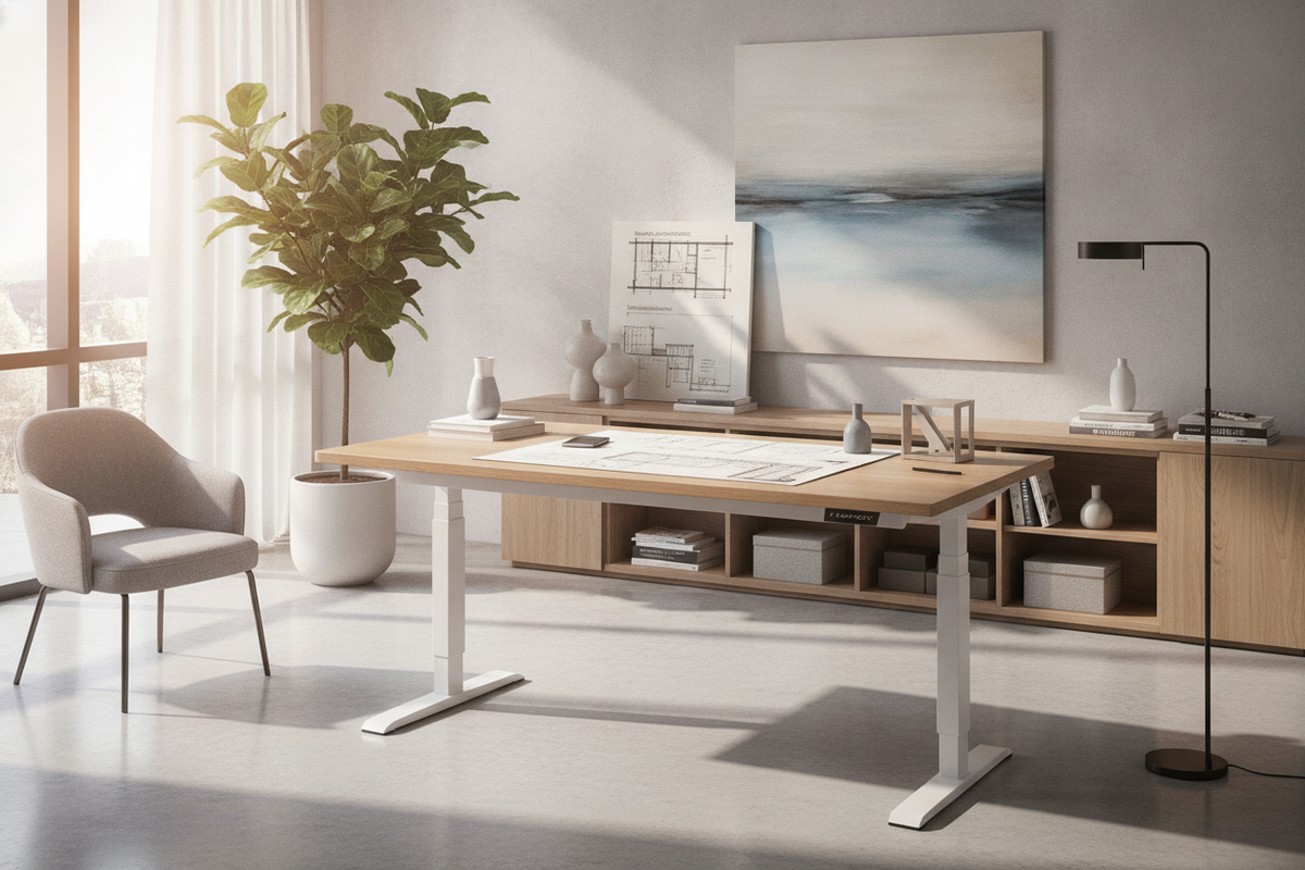 Flexispot 48x24 Standing Desk Blueprint: Spatial Architecture, Surface Ergonomics, Dynamic Clearances, and Storage Synergy