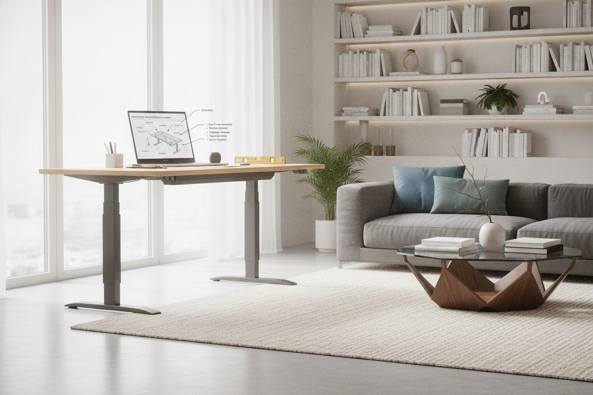 Flexispot Standing Desk Uneven Legs: Structural Diagnosis, Calibration, and Leveling Solutions
