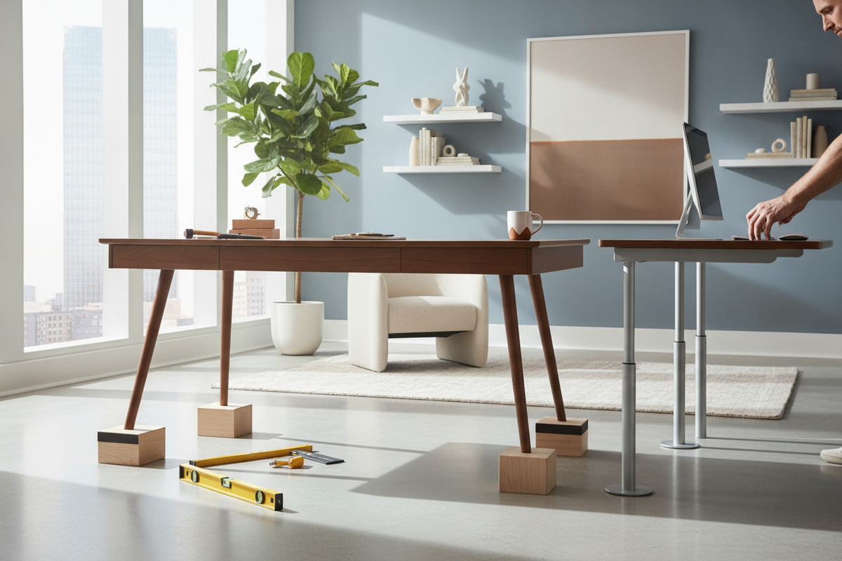 How to Make a Desk Taller: Practical Methods to Raise Workstation Height Safely