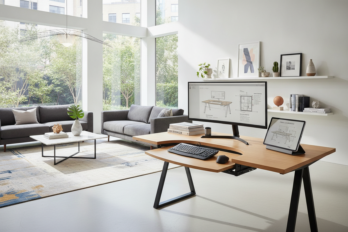 Keyboard Standing Desk Guide: Ergonomic Trays, Frame Clearances, and Office Planning