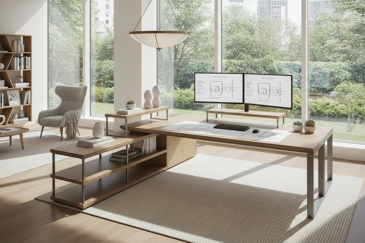 60-Inch L-Shaped Desk Planning Guide: Workstation Layouts, Storage Tiers, and Spatial Fit