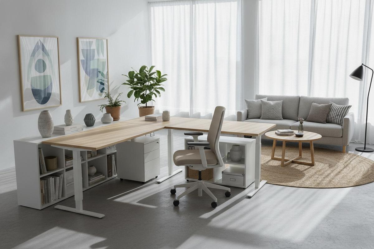 IKEA L-Shaped Standing Desk Planning Guide: Corner Layouts, Modular Frames, and Storage Alternatives