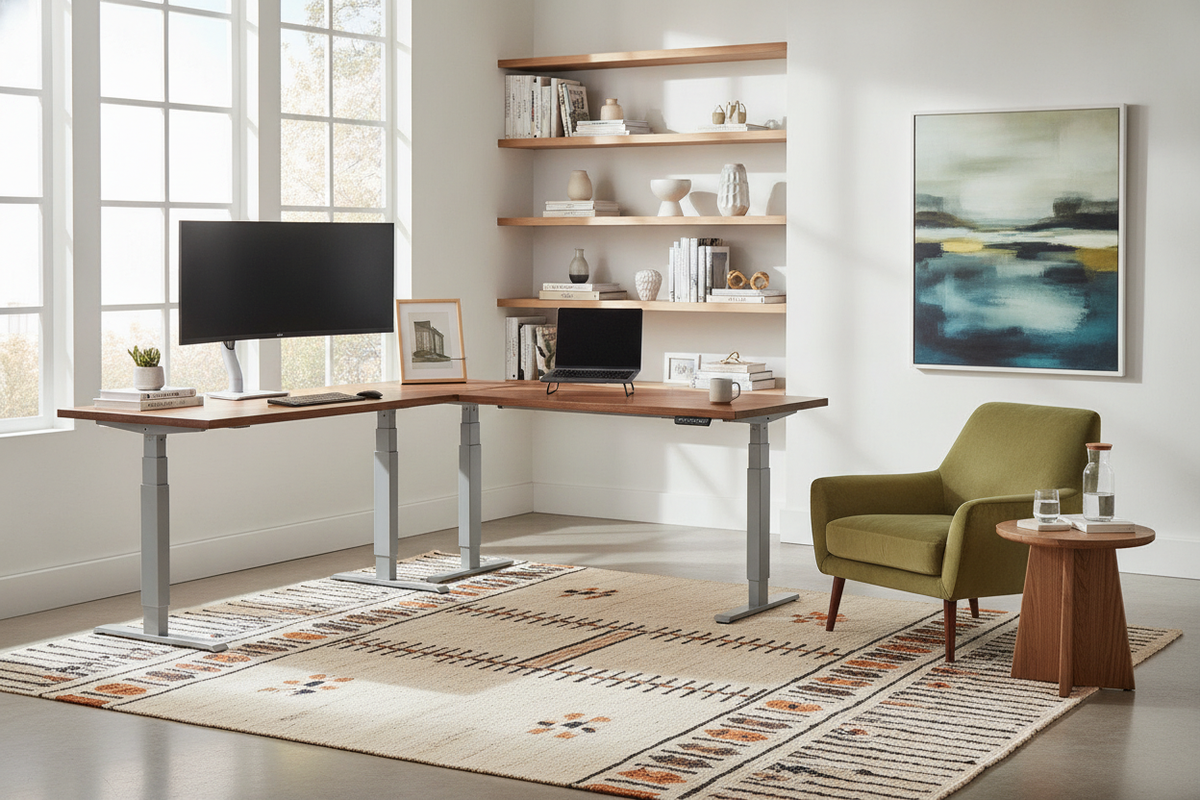L-Shaped Standing Desk Amazon Guide: Marketplace Selection, Frame Mechanics, and Corner Planning