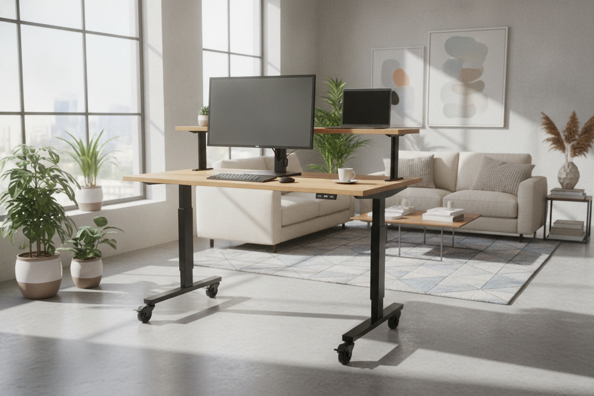 Mobile Standing Desk Guide: Tiered Surfaces, Caster Stability, and Dynamic Workspaces