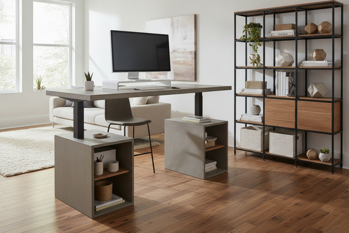 Non Adjustable Standing Desk Guide: Dimensions, Fixed-Height Fit, and Storage Planning
