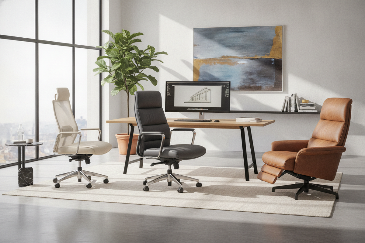 Executive Desk Chairs: Evaluating Ergonomic Build, Spatial Scale, and Desk Compatibility