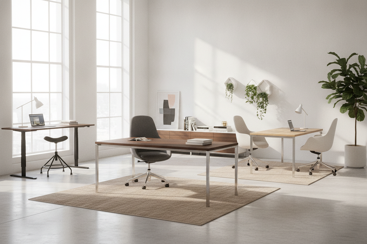 Office Chairs and Desks: Spatial Pairing, Clearance Architecture, and Workstation Harmony