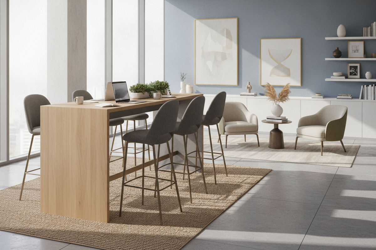 High Top Table for Office: Sizing and Setup Guide