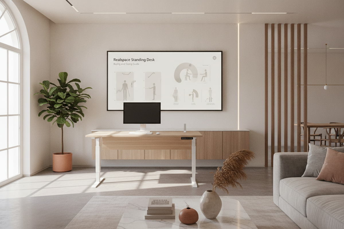 Realspace Standing Desk Buying and Sizing Guide