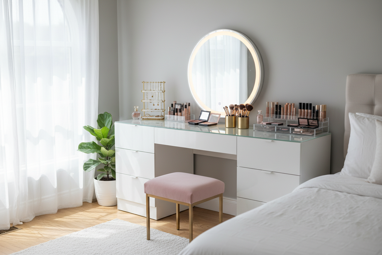 How to Find the Perfect Makeup Vanity for Your Space