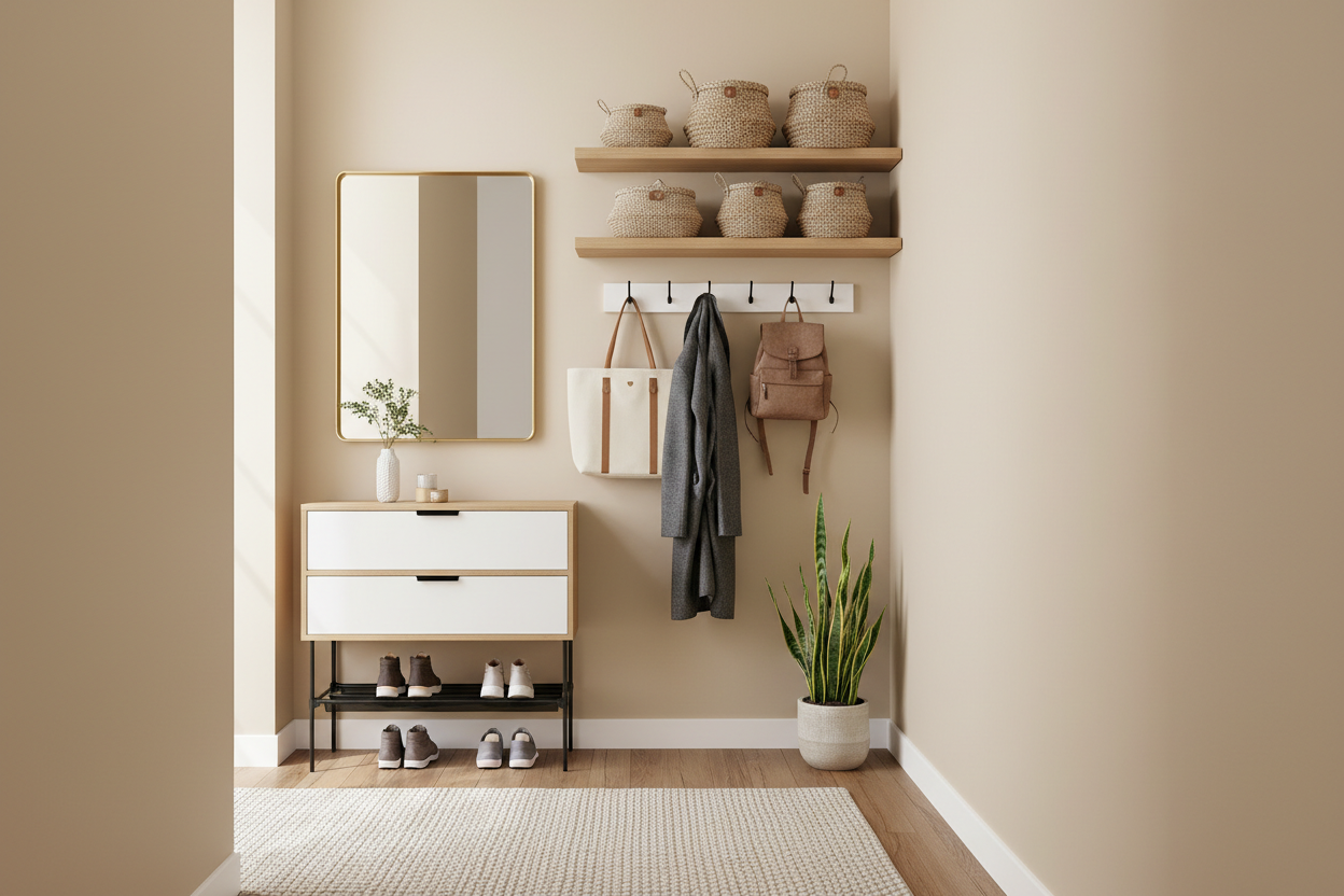 How to Fit Storage in Entryway into Small Spaces Perfectly