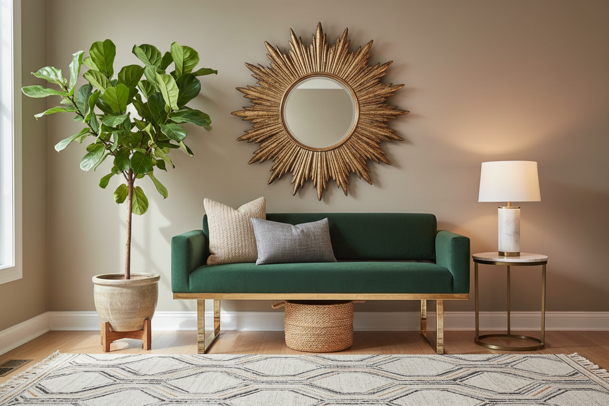 How to Style a Modern Entryway Bench for a Luxury Look