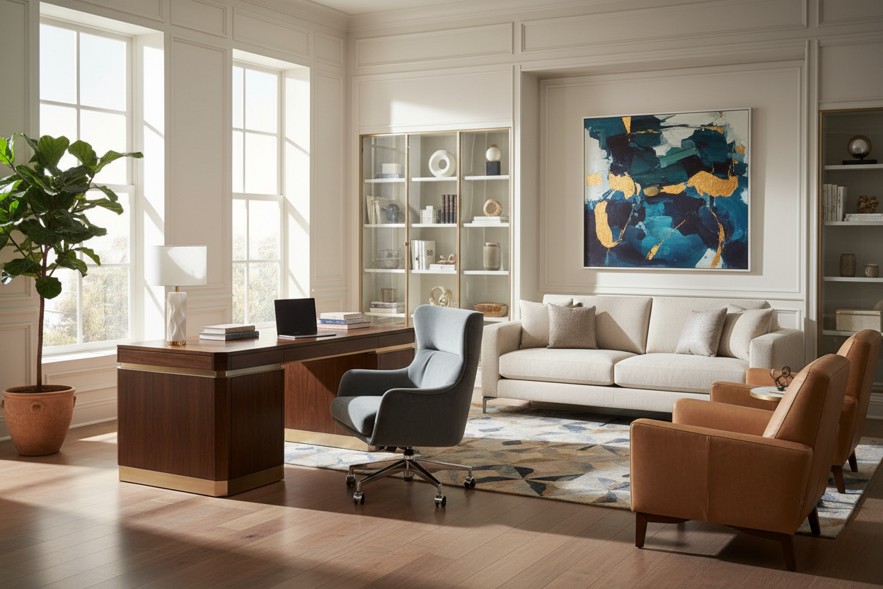 How to Style Wayfair Office Furniture for a Luxury Look