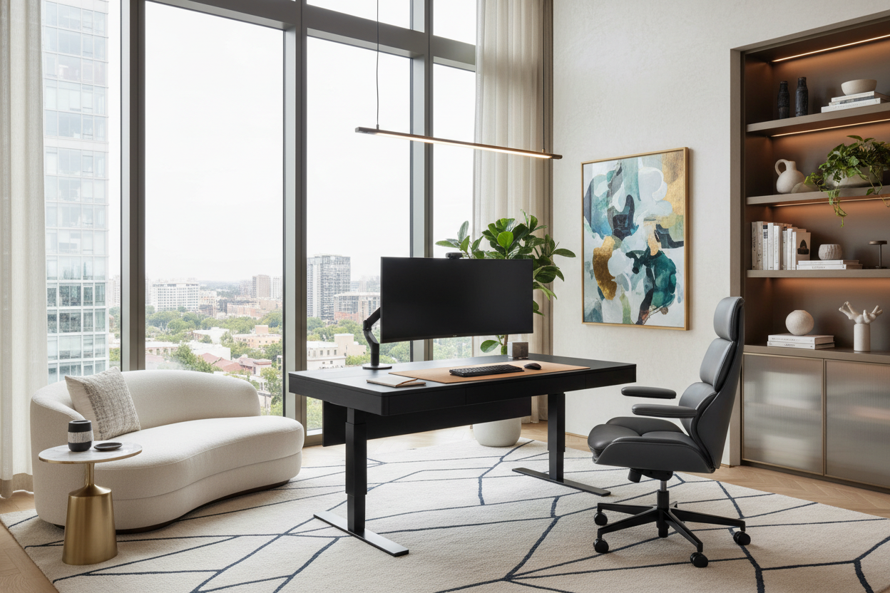 Designing a Luxury Workspace with Chic Home Office Furniture