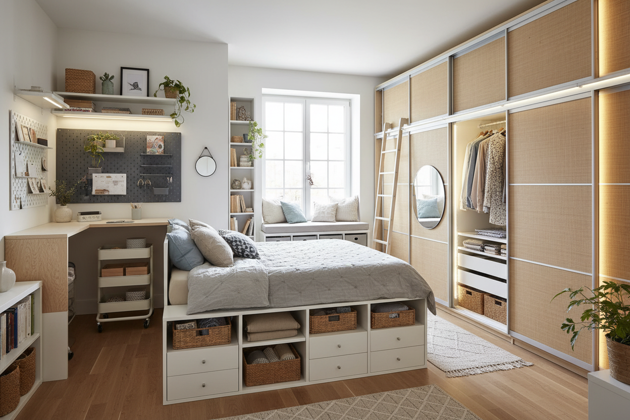 Unlock Space: The Ultimate IKEA Idea for Small Bedroom Layouts
