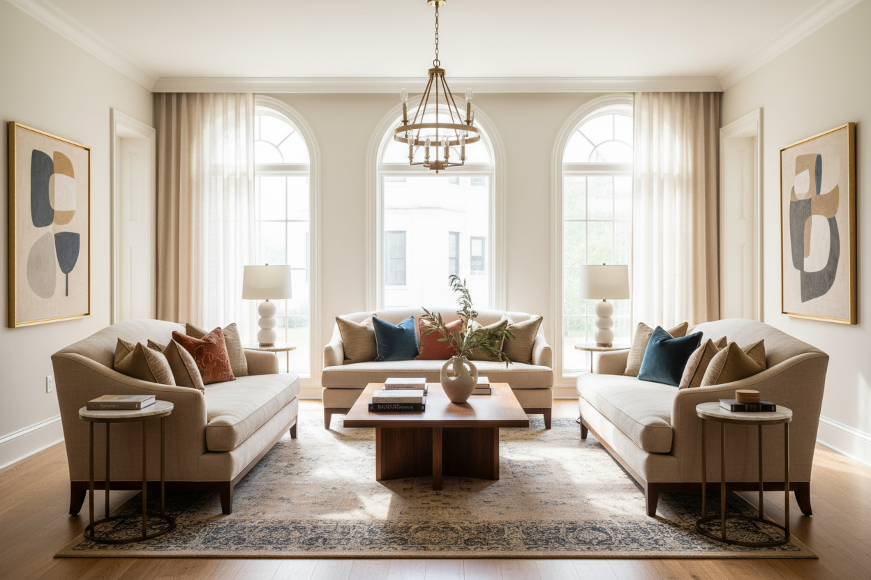 Designing a Divan Living Room for Timeless Elegance