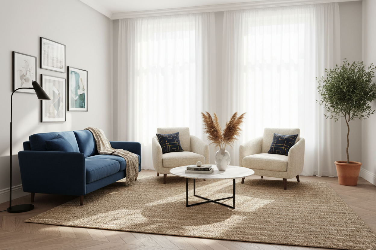 Styling Your Loveseat and Chair for a Curated Look