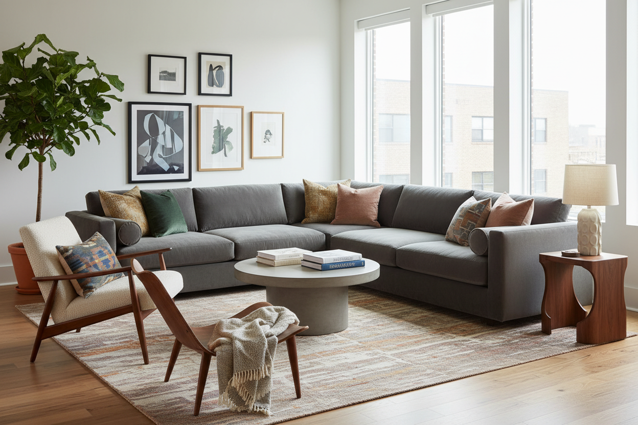 Stop Buying Matching Sets: How to Style a Sofa and Seat
