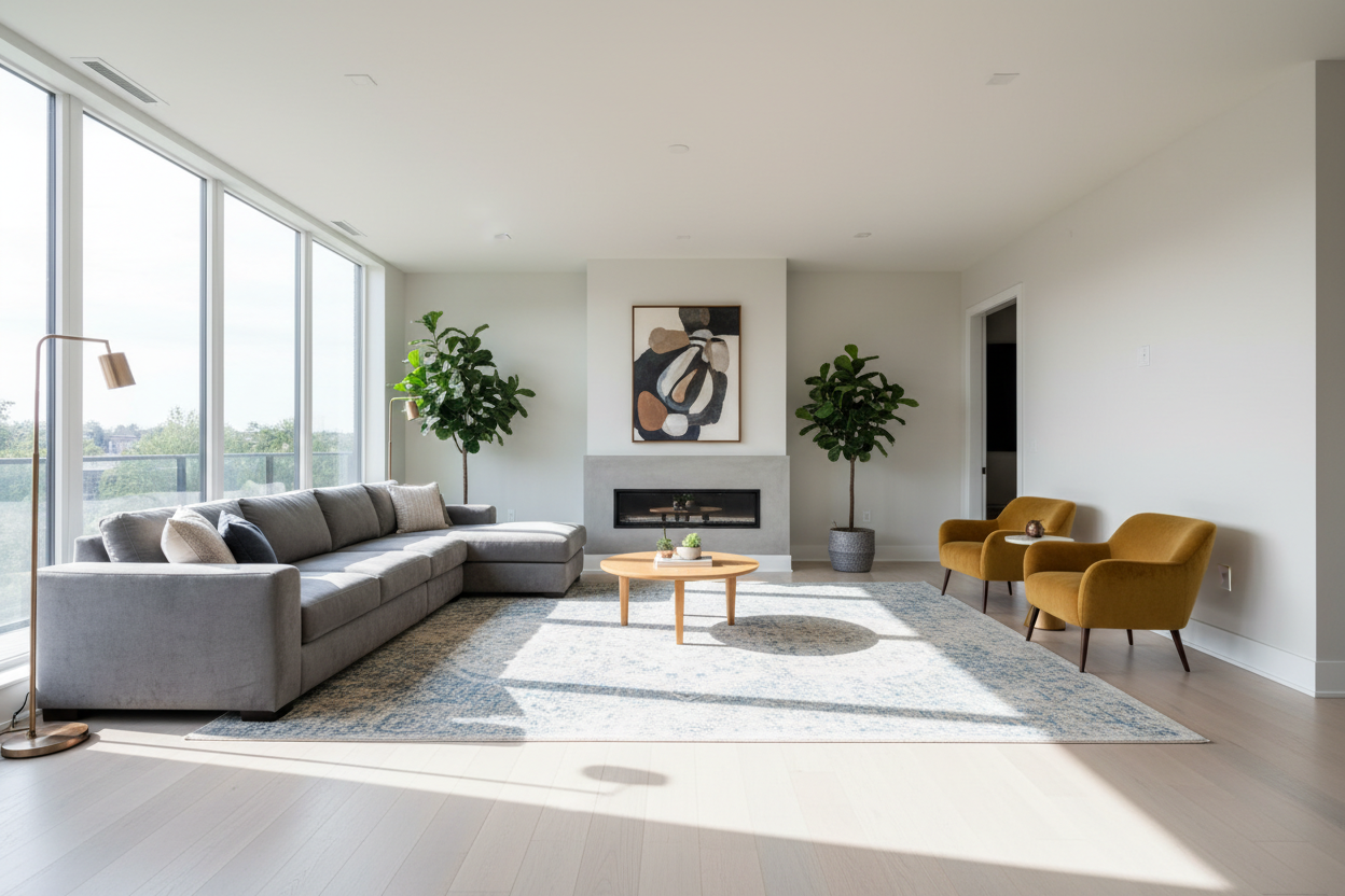 The Common Living Room with Sectional Layout Mistake