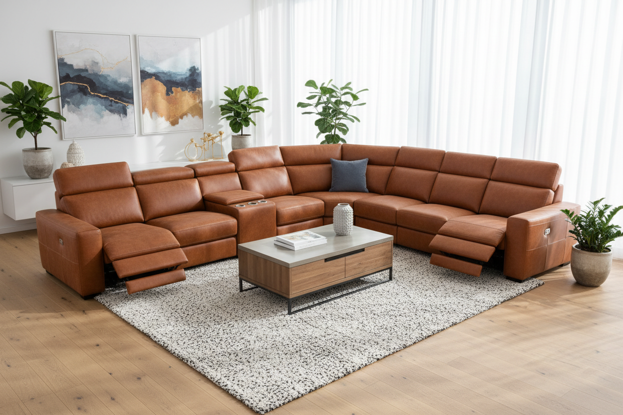 Is a U Shaped Leather Sectional Recliner Worth the Splurge?