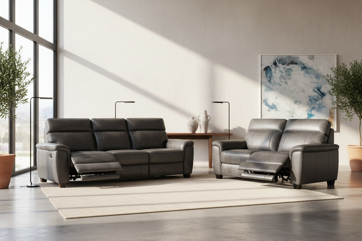 Is a 2 Piece Leather Reclining Sofa Set Worth the Investment?