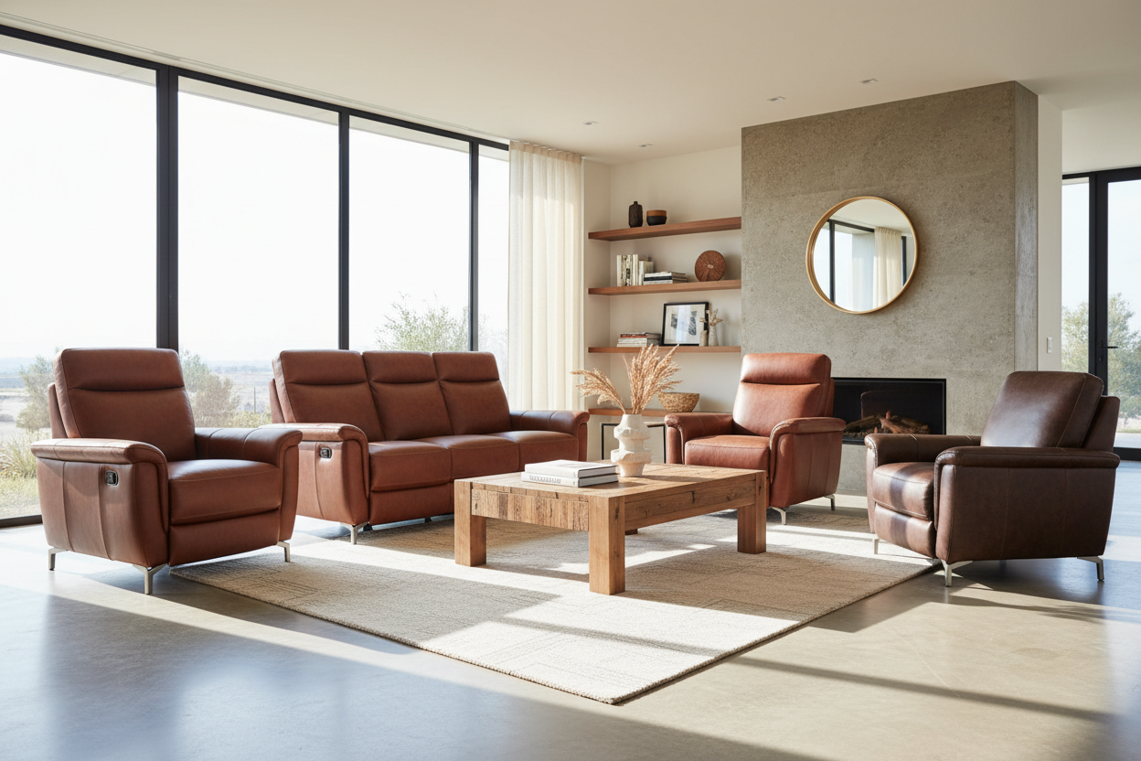 Is a Top Grain Leather Reclining Set Worth the Investment?