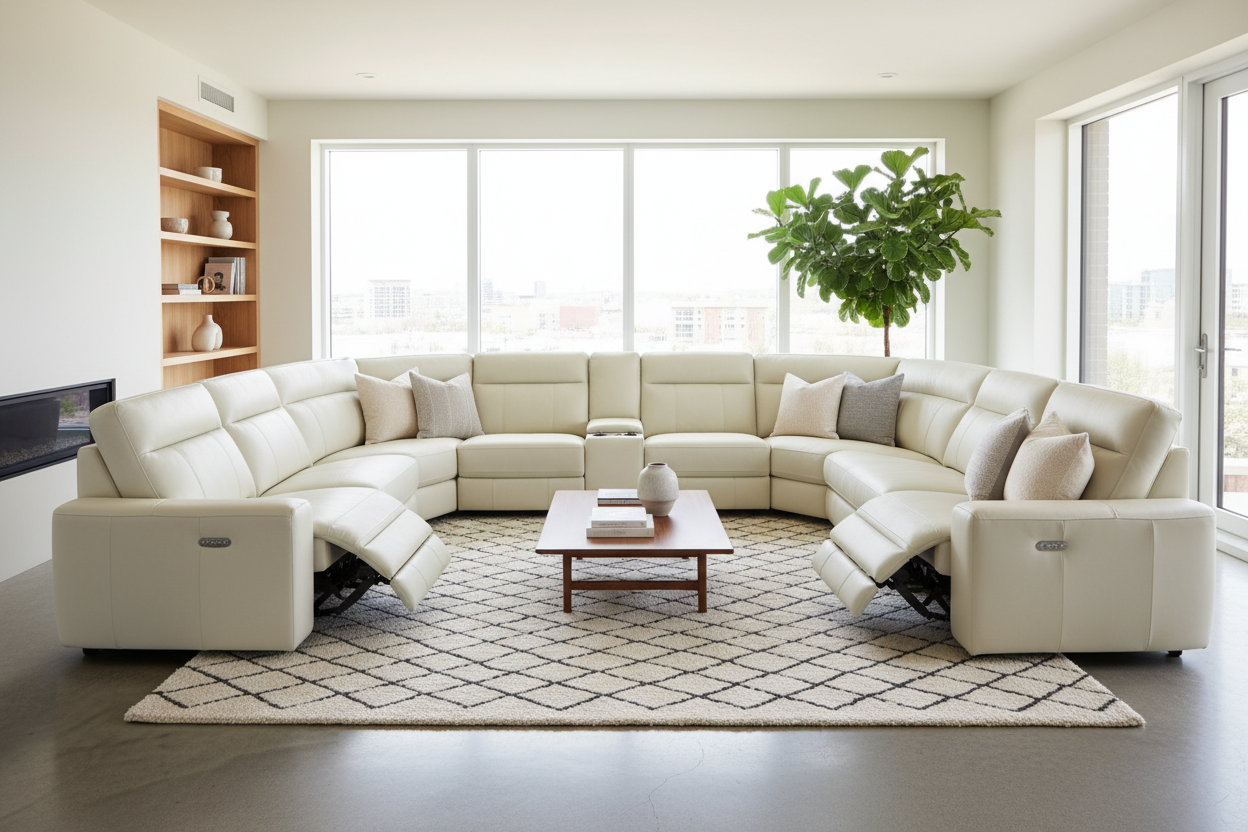 Is A Cream Reclining Sectional Practical? The Designer Truth