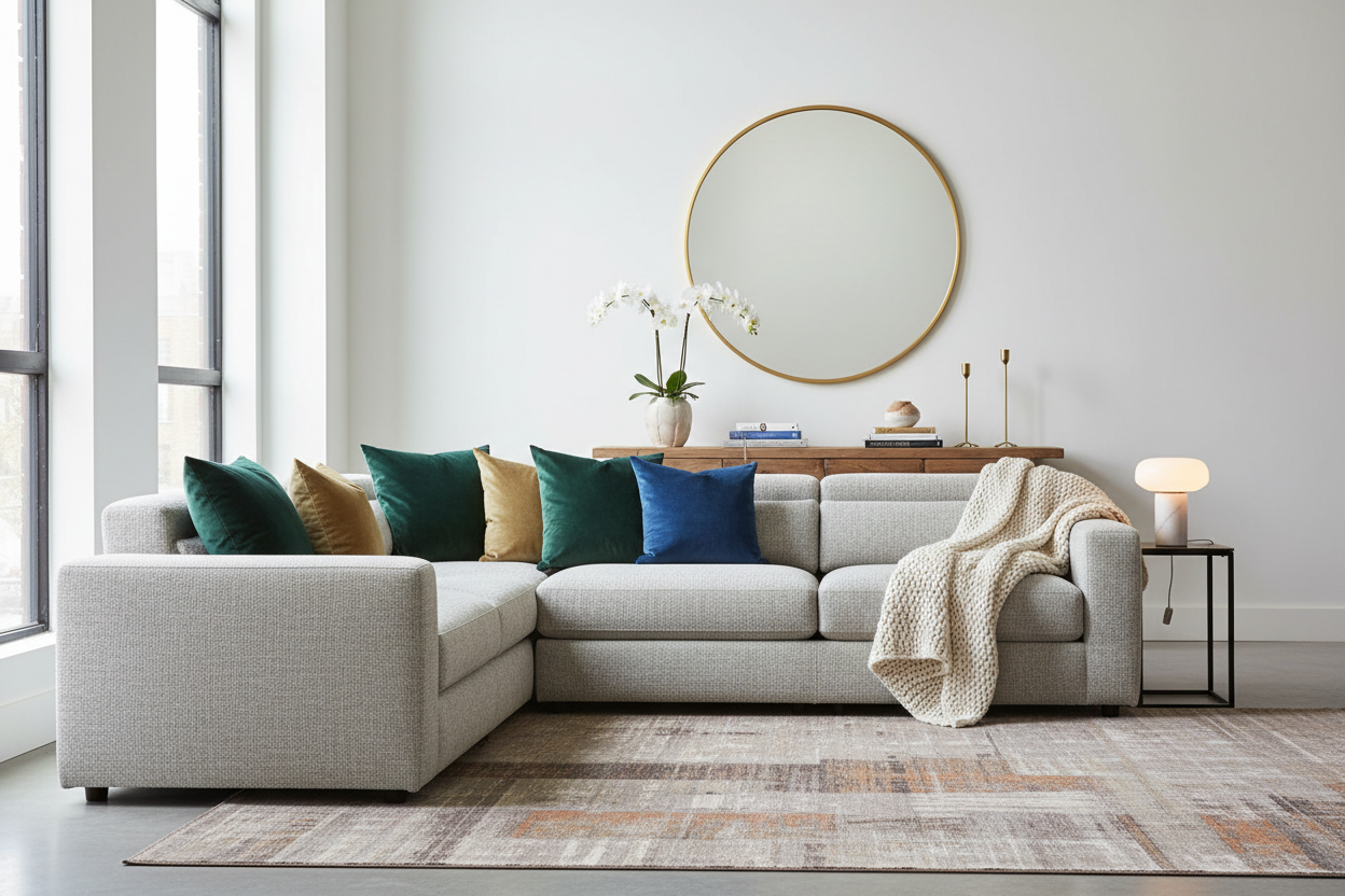 How to Style a Cheap Sofa Couch for a Luxury Look