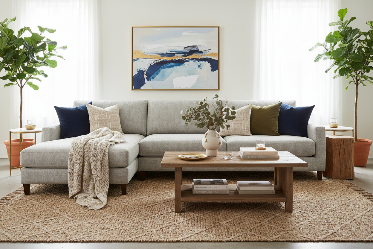 How to Style a Couch Under $600 for a Luxury Look