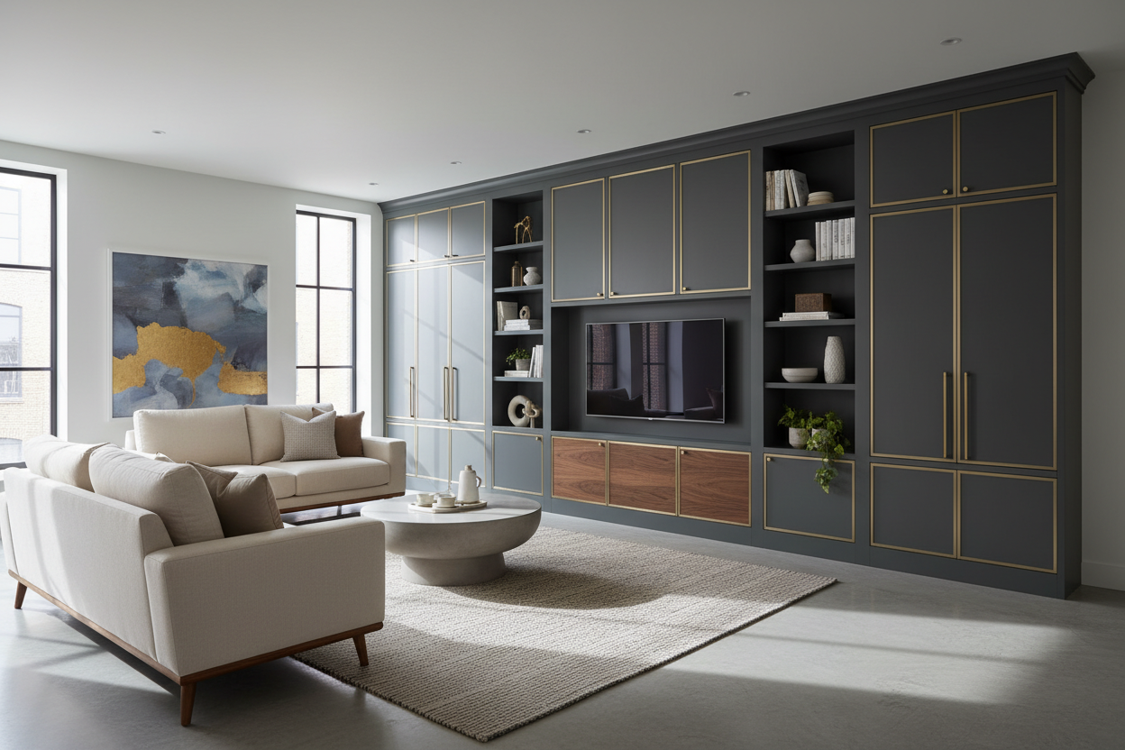 Achieving a High-End Look with IKEA Lounge Wall Units