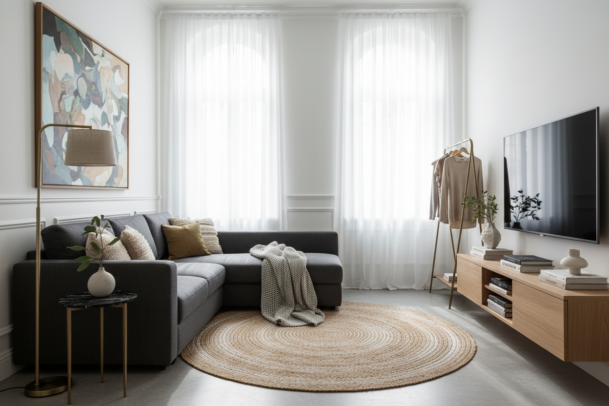 Styling an IKEA Bedroom Couch for a High-End Aesthetic