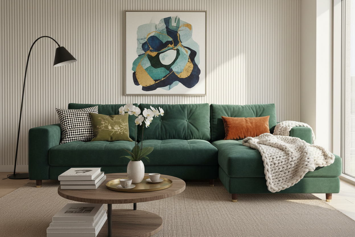 Styling Your Green Couch Ikea for a High-End Look
