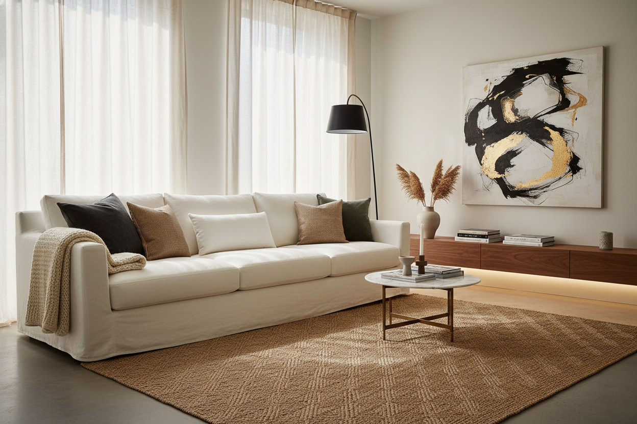 Making Your IKEA White Couch Look High-End: A Designer’s Guide