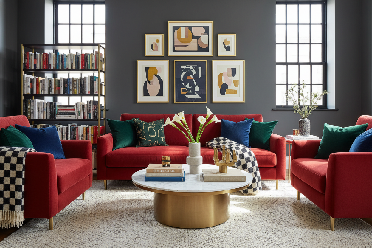 Make Your Ikea Red Couch Look High-End: A Designer’s Guide