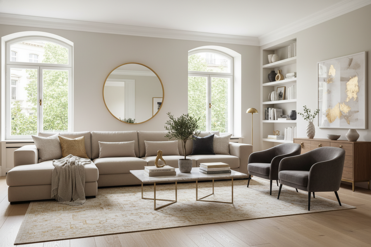 How to Style Your IKEA Beige Couch for a Luxury Look