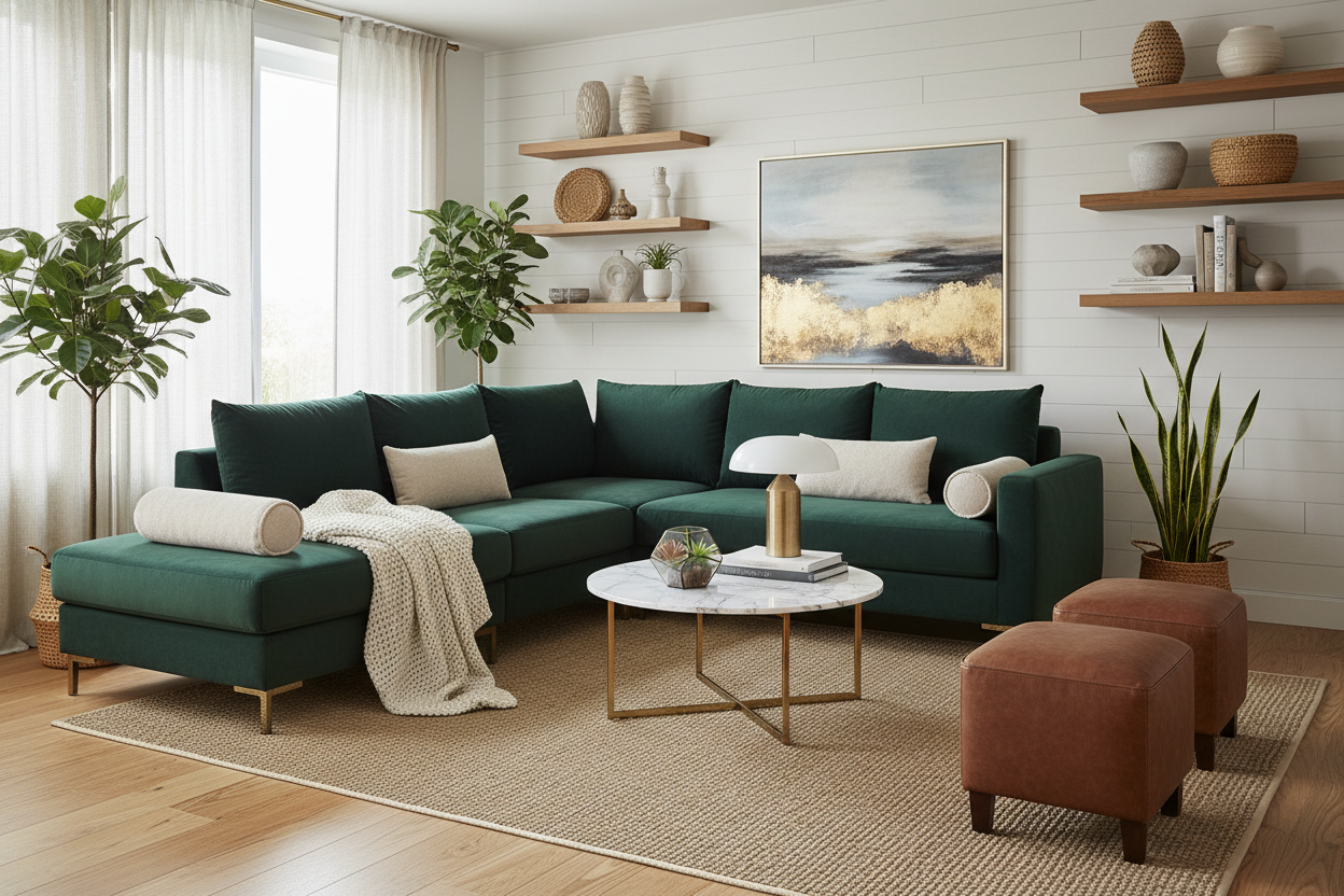 Styling Your IKEA Apartment Couch for a High-End Look