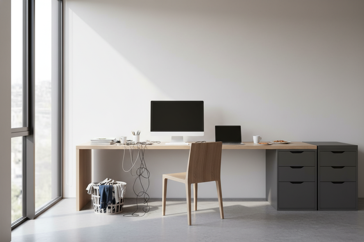 The Layout Mistake Ruining Your Home Office Aesthetic