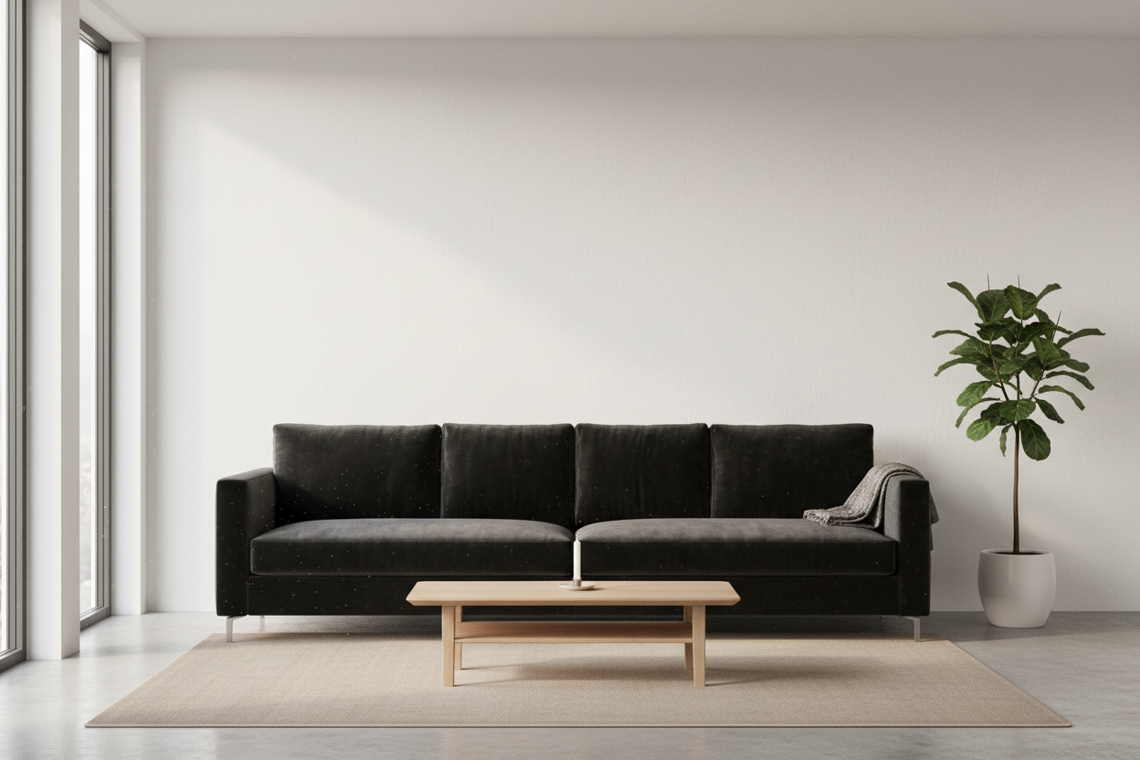 The Common Black Velvet Couch IKEA Styling Mistake to Avoid
