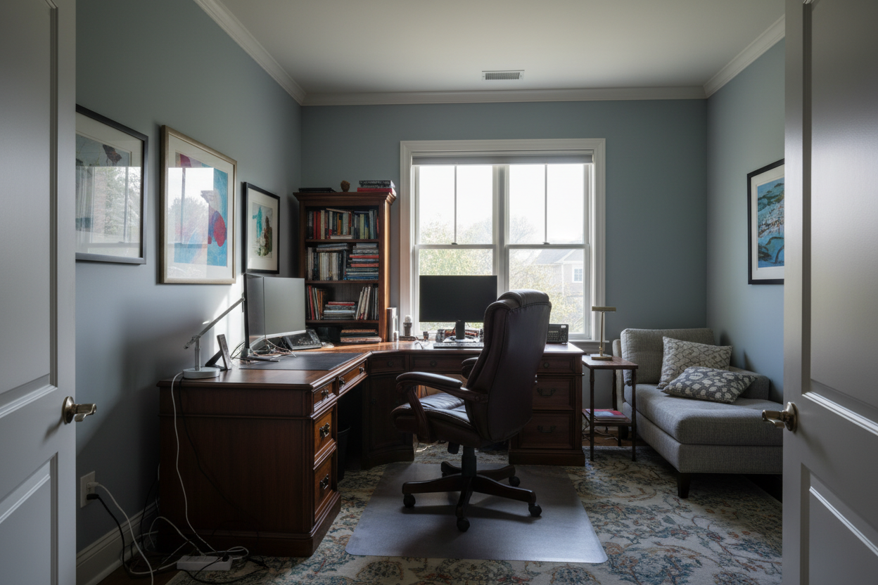 The Common Home Office Room Designs Layout Mistake